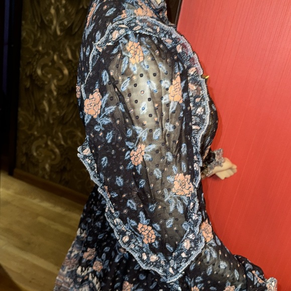 Ulla Johnson silk chiffon printed mini dress S - Picture 13 of 15